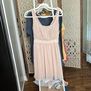 Chic Blush Mini Dress